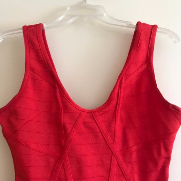 Epique Moi Red Summer Mini Dress Size M - Picture 2 of 6